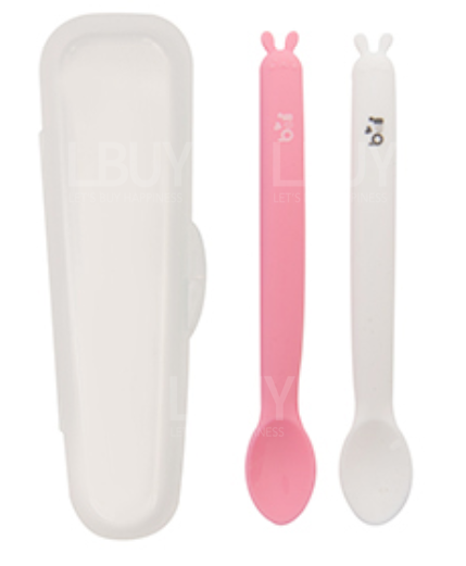 Silicone Baby Spoons Set - 1 Set with 2pc