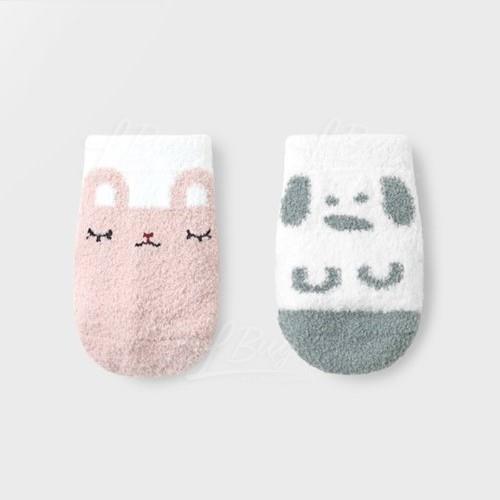 家居睡眠襪-動物 (冬) (2色)
