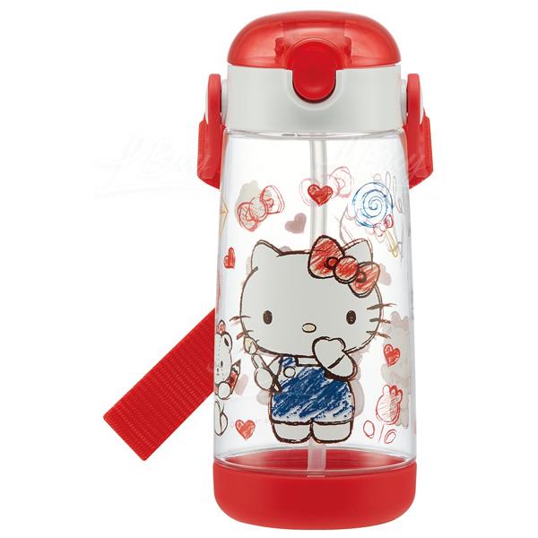 Hello Kitty透明水壺水樽480ml