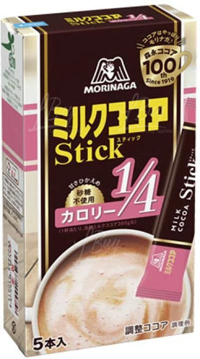 森永1/4卡路里即沖牛奶可可粉盒裝(5條入)