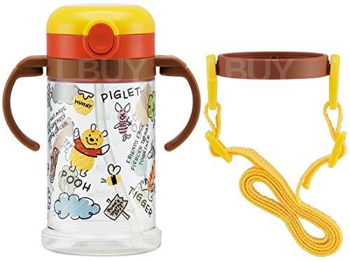 Winnie the Pooh透明學習水杯370ml