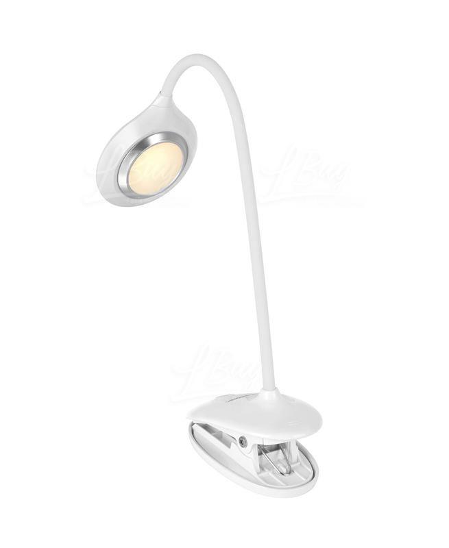 Panasonic LED Clip Lamp & Desk Lamp (4.5W) White HHLT0232EL