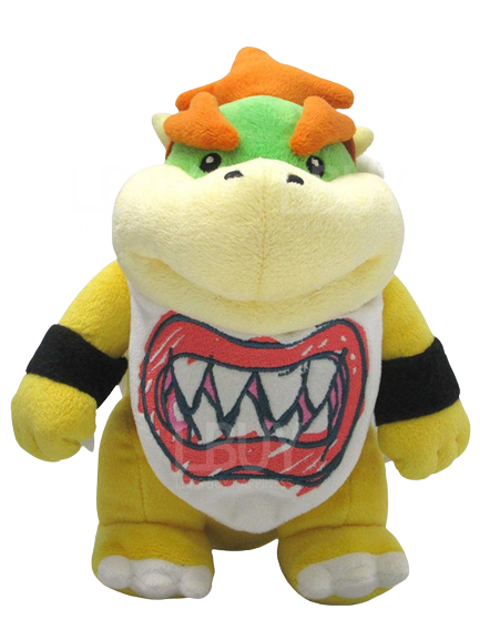 Super Mario系列庫巴Jr毛公仔 23cm