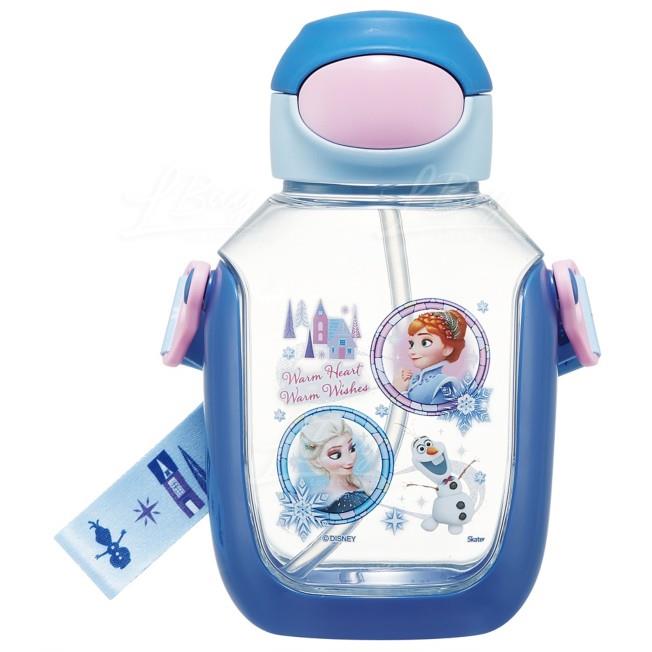 Frozen 透明吸管飲管水壺 (530ml)