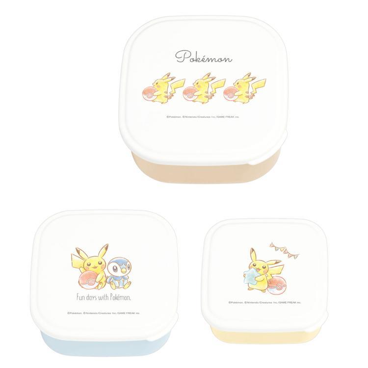 Pokemon 食物盒(3個裝)