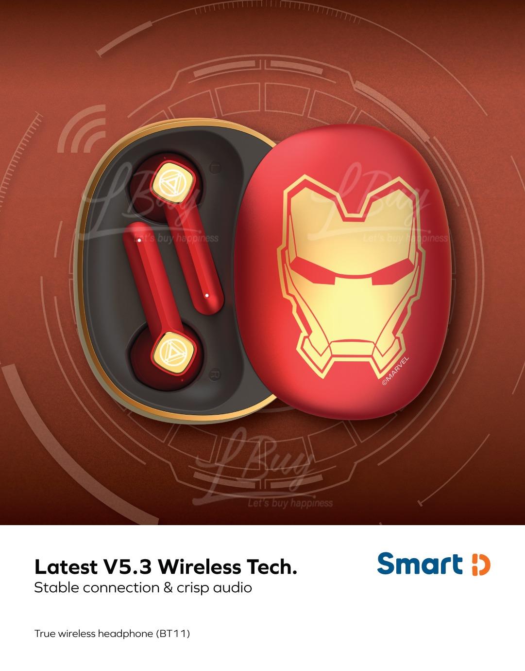 Smart D Pills Lite 3 True Wireless Headphones (Ironman)