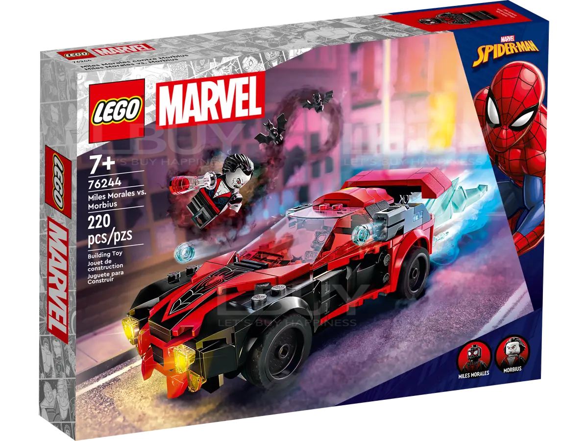 LEGO 76244 Super Heroes Miles Morales vs. Morbius 7+