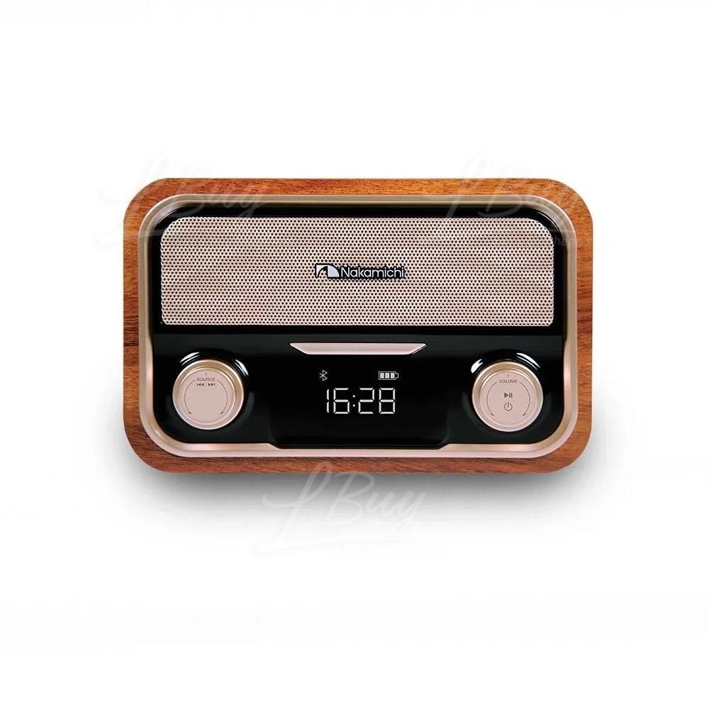 Nakamichi Soundbox Lite Retro Wooden Bluetooth Speaker 2.0ch