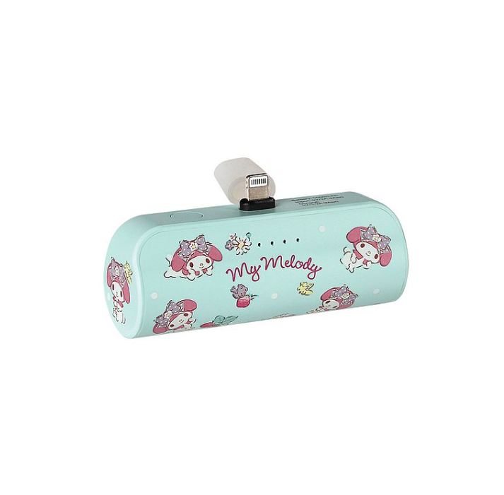 5000mAh Power Bank and Torch with Crossboby Phone Strap (Lightning) - My Melody
