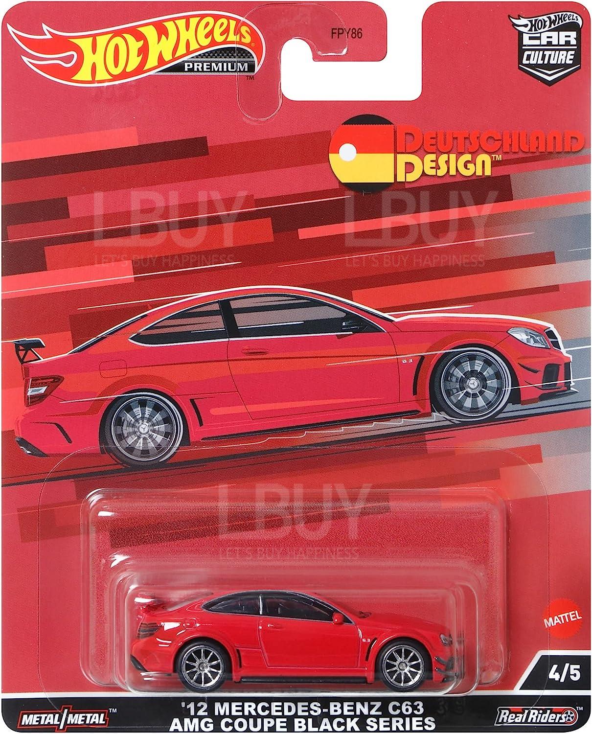 Hot Wheel  Car Culture Deutschland Design ’12 Mercedes-Benz C63 AMG Coupe Black Series (Japanese version)