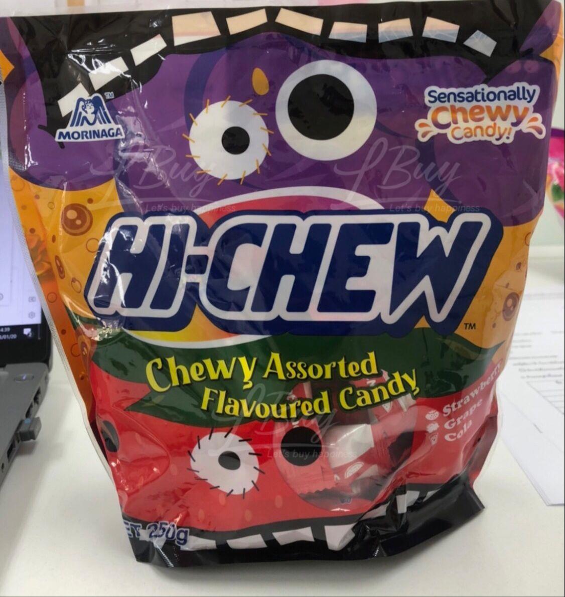 森永(萬聖節)Hi-Chew 3 味軟糖(草莓/提子/可樂味)250g