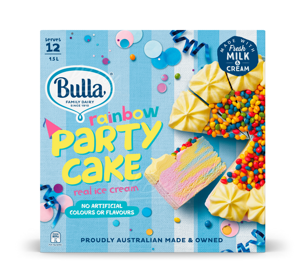 Rainbow Ice Cream Party Cakes 76g