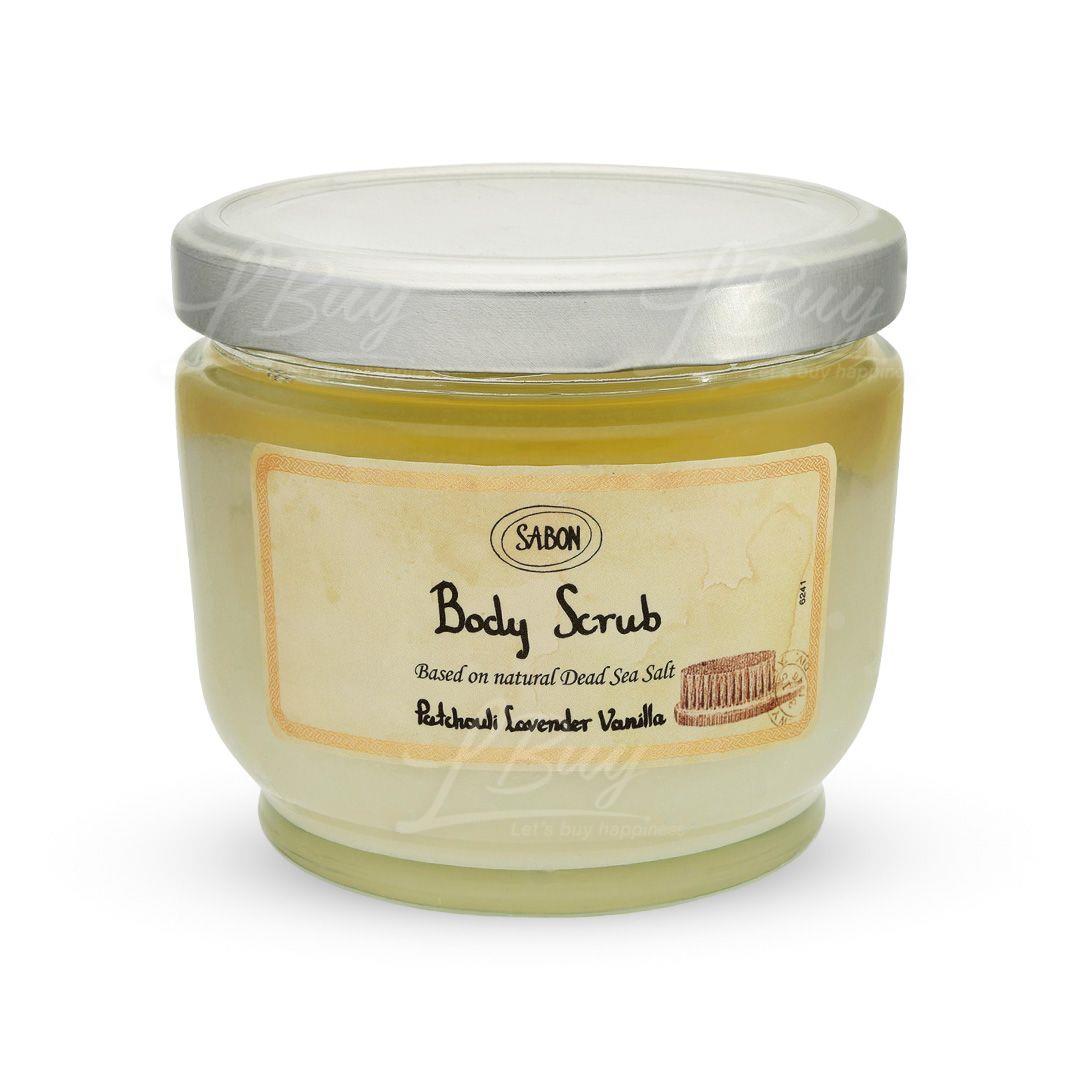 SABON Patchouli Lavender Vanilla Body Scrub 600g