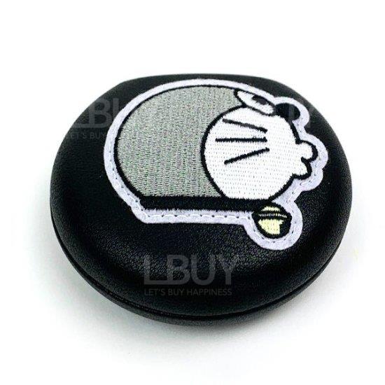 多啦A梦刺绣饰物镜盒 黑色