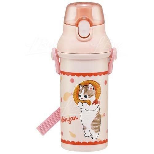 Skater Mofusand 儿童弹盖直饮透明止滑水壶水樽 480ml