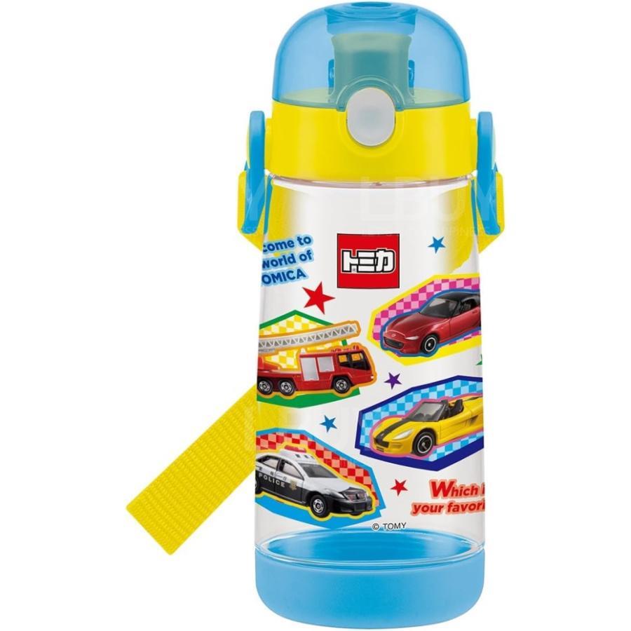 Skater Tomica 兒童彈蓋直飲透明止滑水壺水樽 480ml