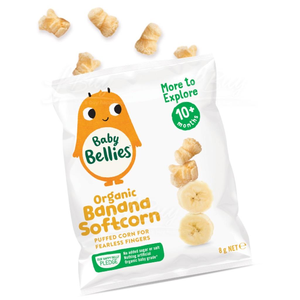 Little Bellies Soft Corn Banana 8g