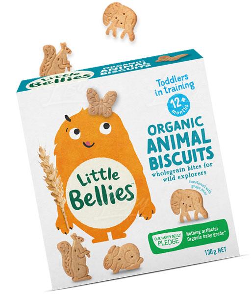 Little Bellies Animal Biscuits 130g