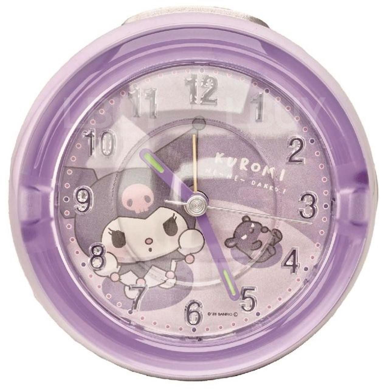 Kuromi LED時鐘鬧鐘旋律聲音七彩燈光貪睡