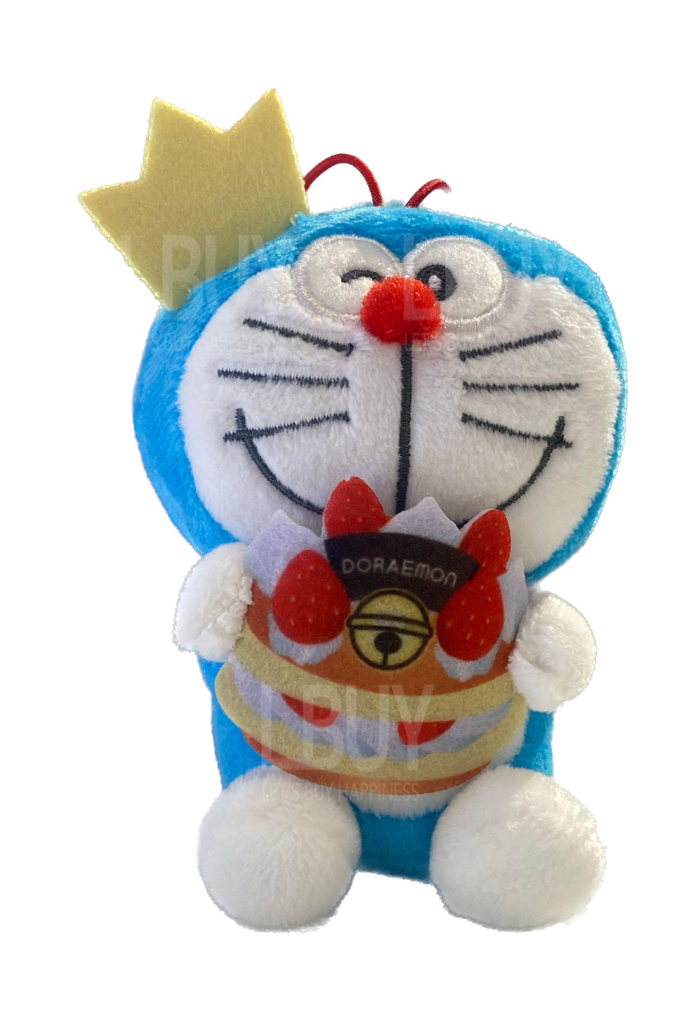 多啦A梦生日快乐系列吊饰毛公仔-B