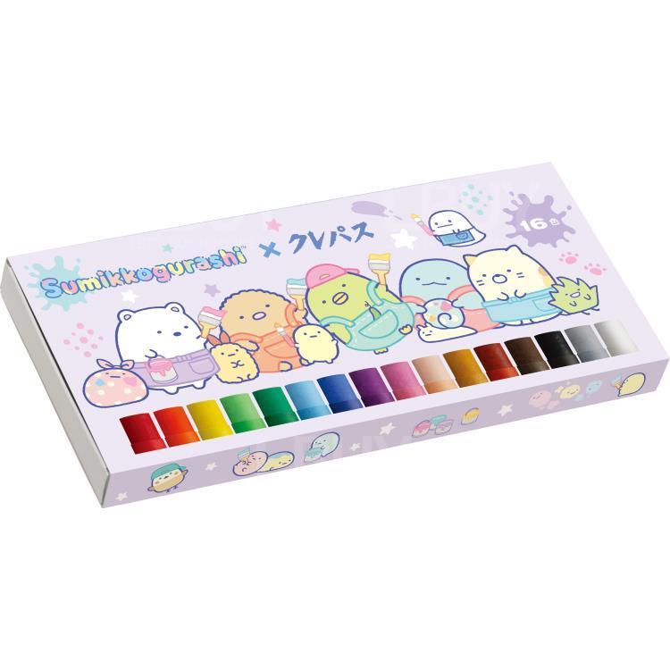 角落生物 蜡笔16色