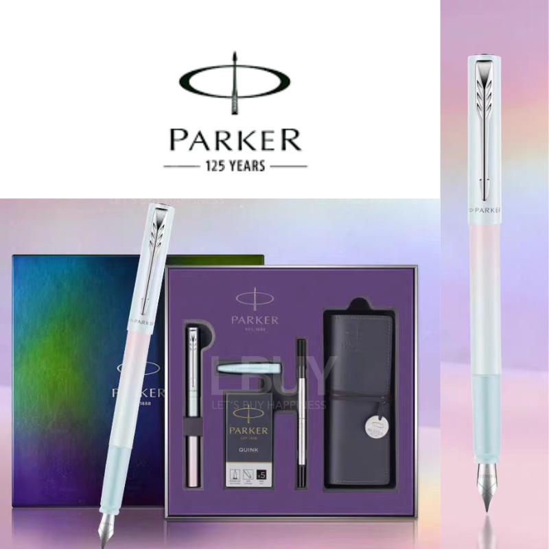PARKER XL Gift set Aurora blue, Fountain X rollerball Pen