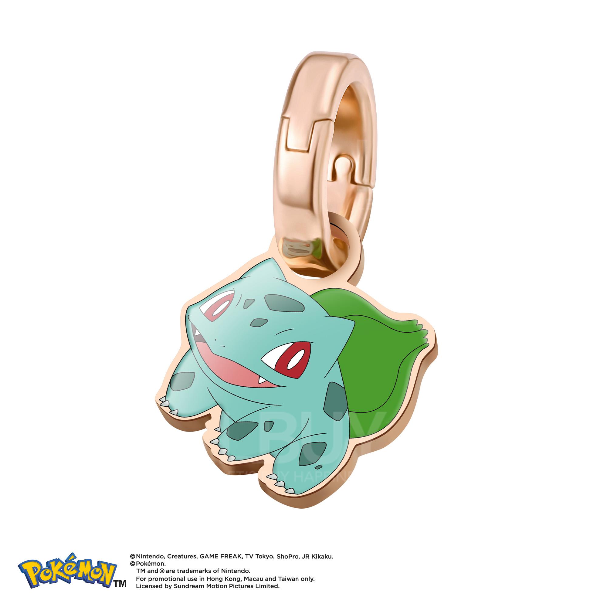 寶可夢金屬小吊牌 ─ 妙蛙種子​ * 此產品為組合產品，必須配搭指定手鍊購買*