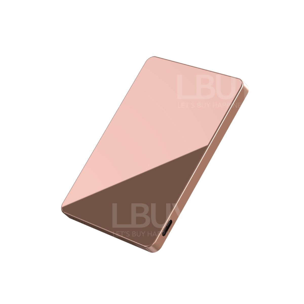 Vinnic Cardinal Peak 6mm Magnetic Wireless Power Wallet (Rose Gold)