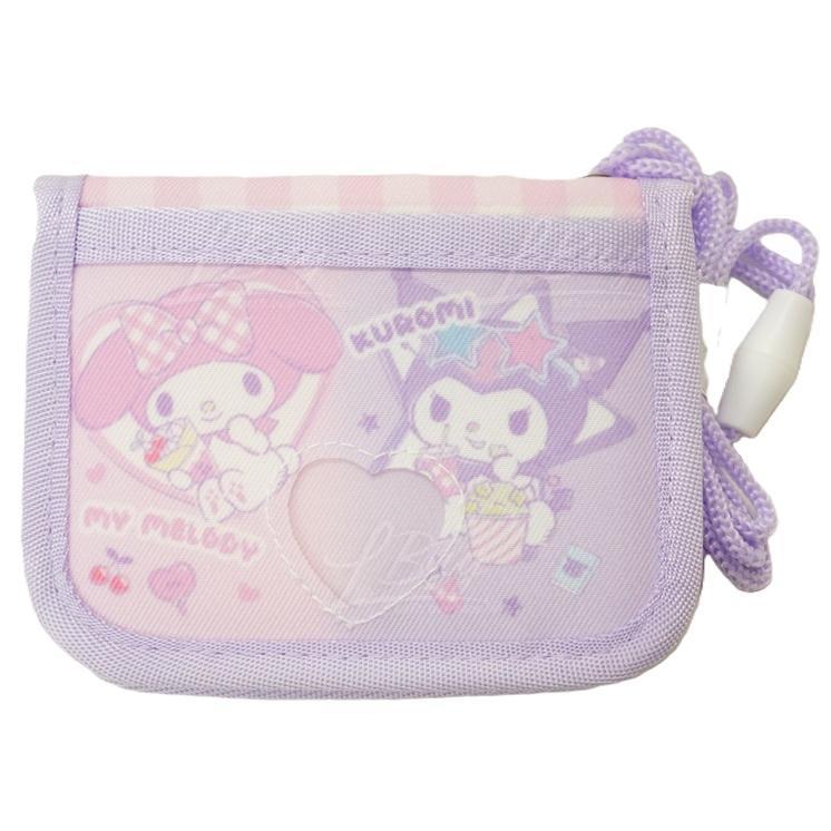 Kuromi x My Melody 挂绳拉炼银包