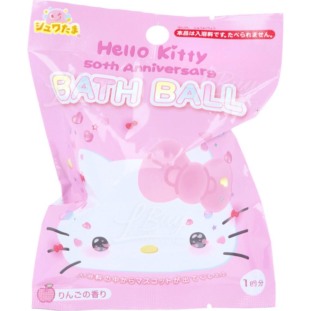 Hello Kitty 50周年浴球 6款隨機1款