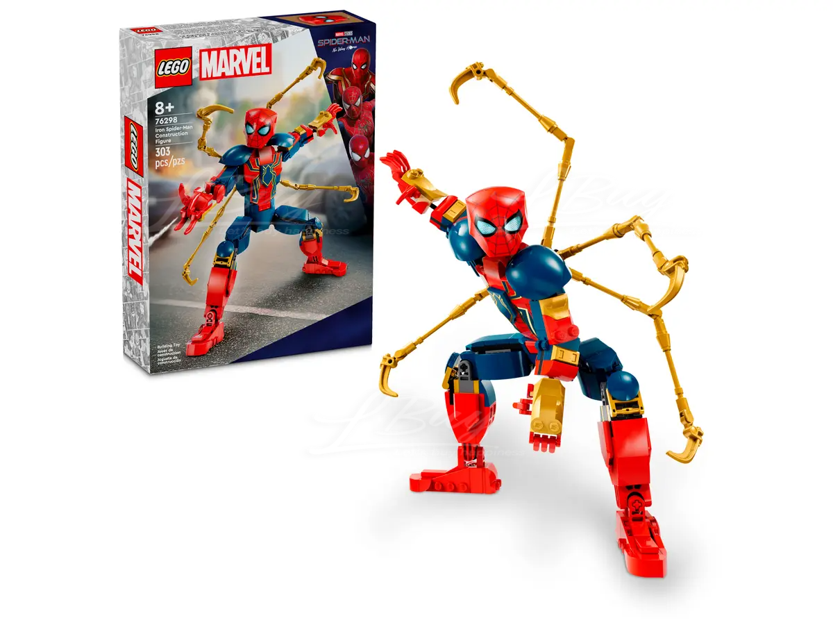 LEGO 76298 Marvel 漫威 钢铁蜘蛛侠拼砌玩偶 8+