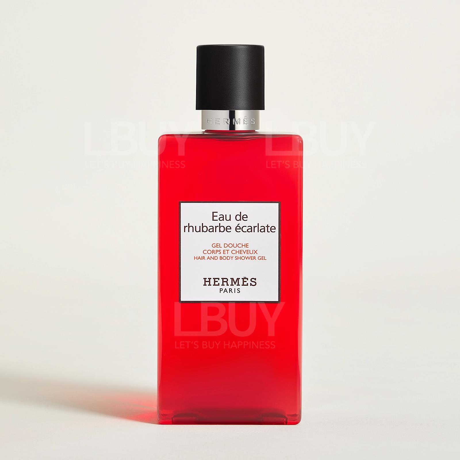 Hermes Eau de Rhubarbe Ecarlate Hair and Body Shower Gel 200ml