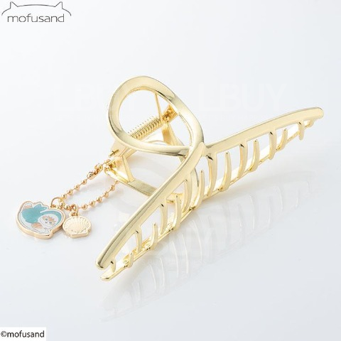 Mofusand貓貓髮夾 趴地鯊魚貓吊飾