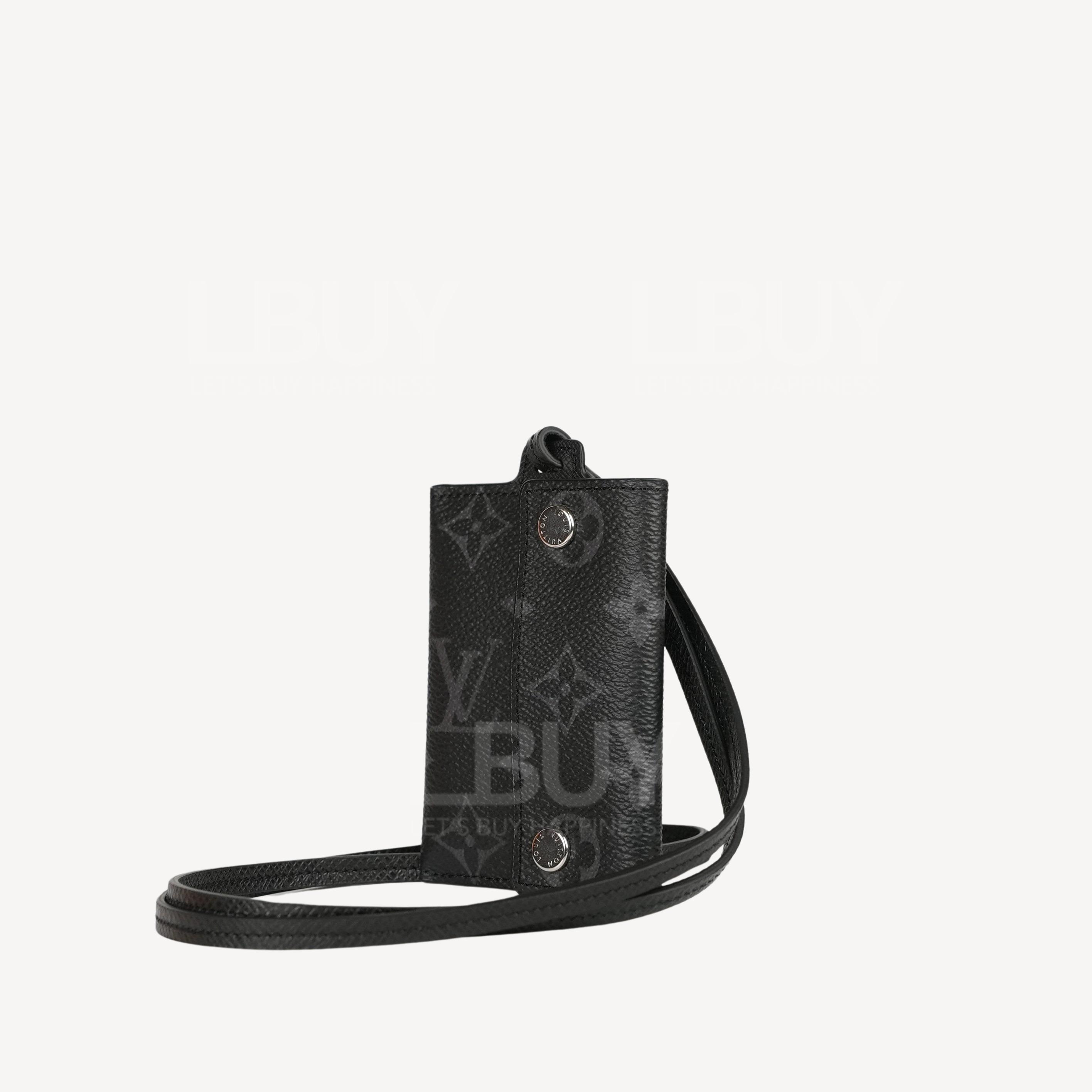 Louis Vuitton-LV Mongram Card Holder Necklace M83155