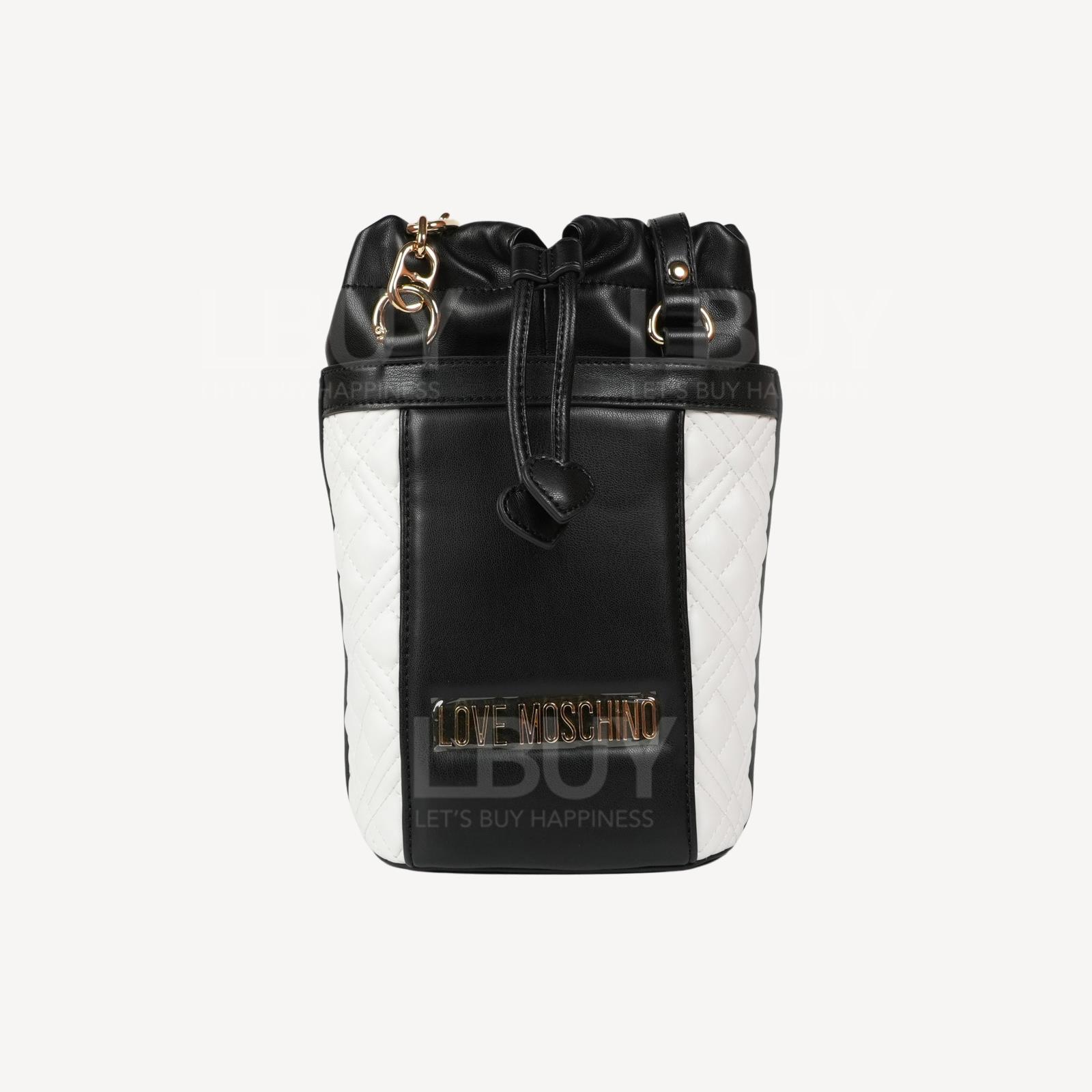 Love Moschino 黑白併色手提包