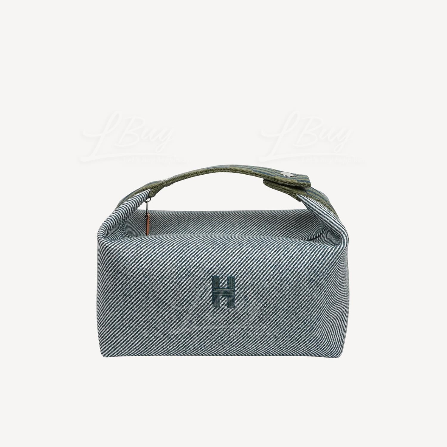 Hermes Bride-a-Brac H Natte Case 饭盒包 深海蓝 大号