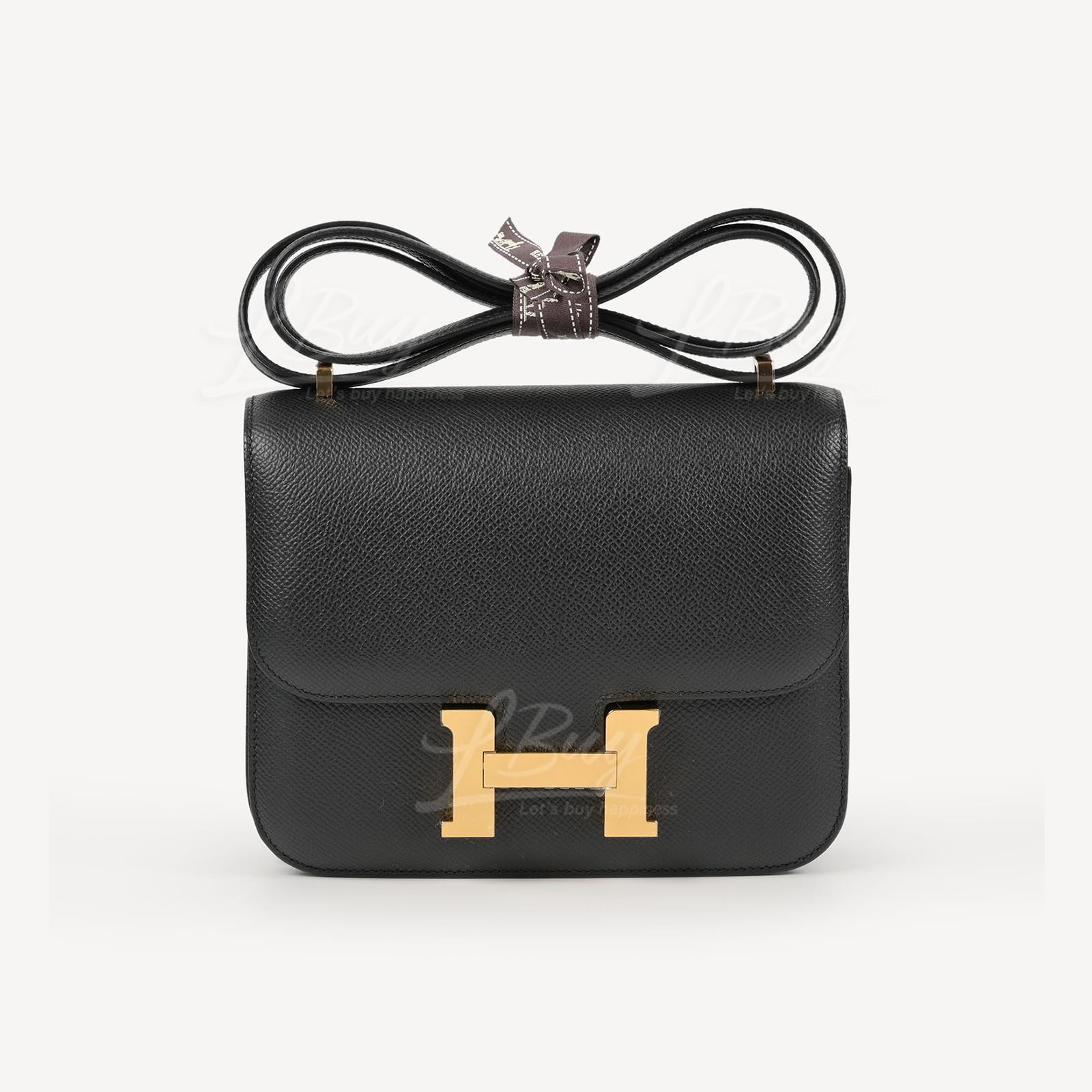 Hermes Mini Constance 19 Black ghw