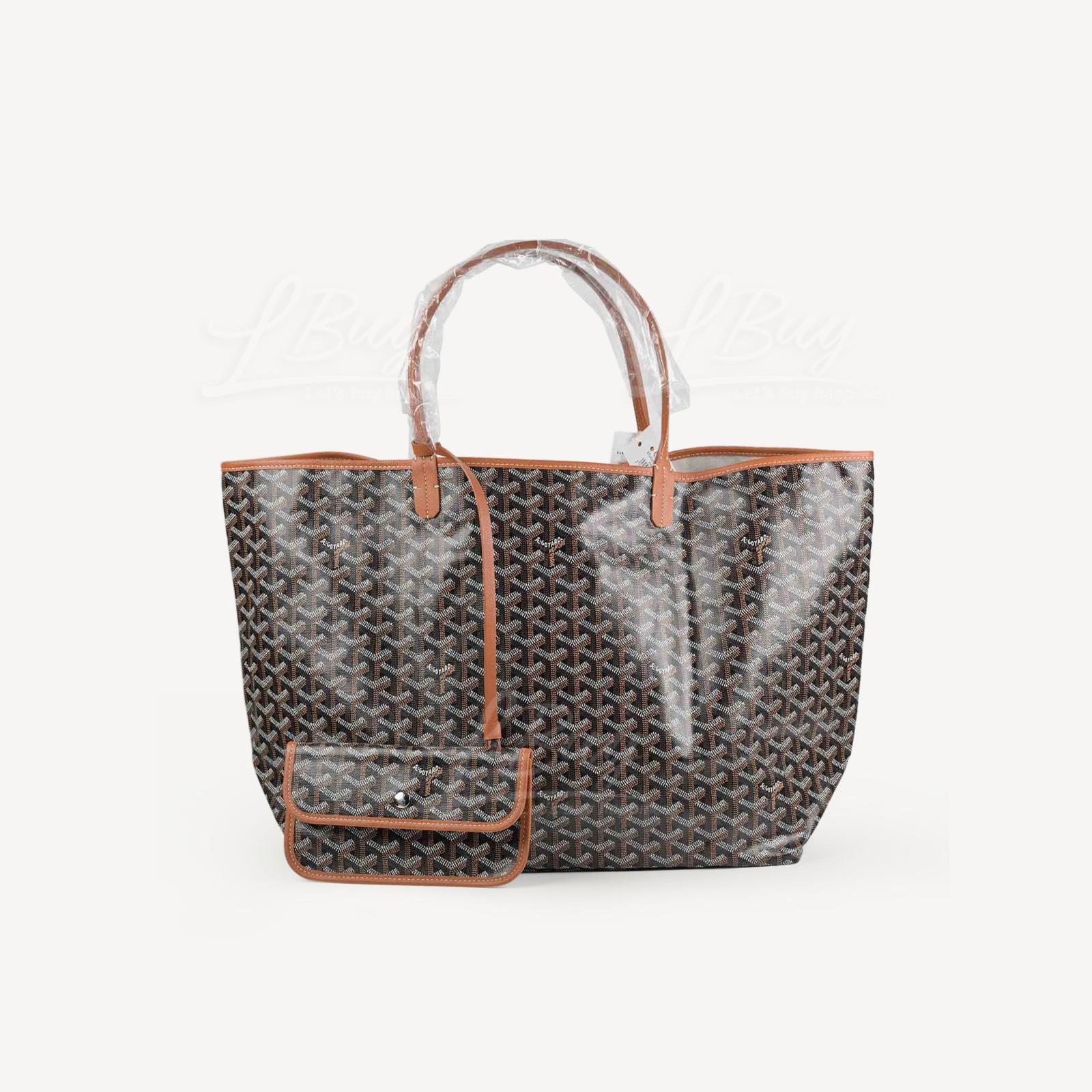 Goyard Saint Louis GM Shoulder Bag Tote Bag Black and Tan