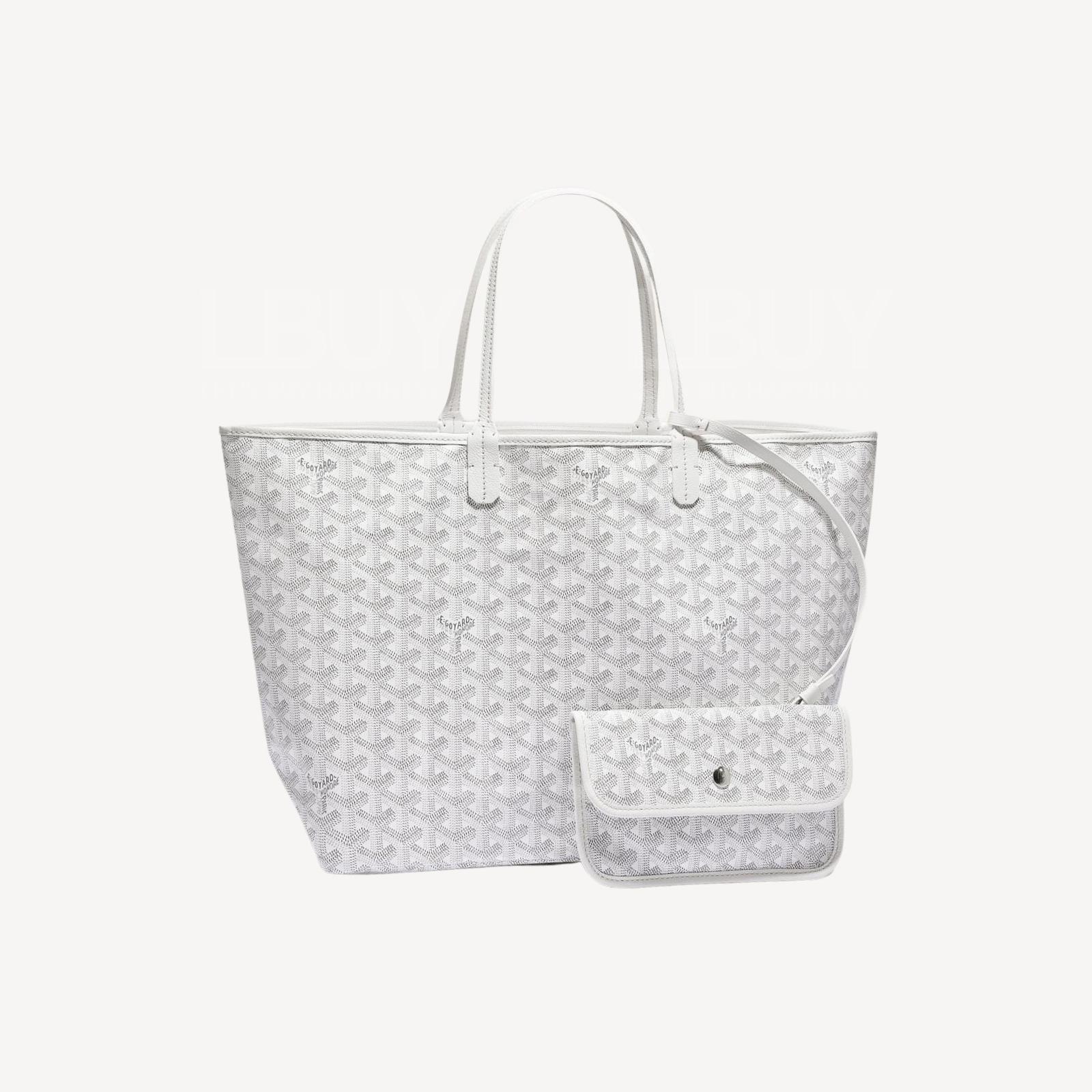 Goyard Saint Louis Bag PM 單肩手袋手挽袋附內袋 白色