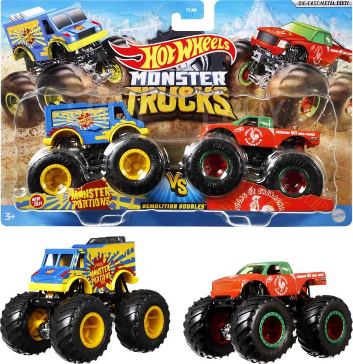 风火轮大脚车系列2入装 随机发货