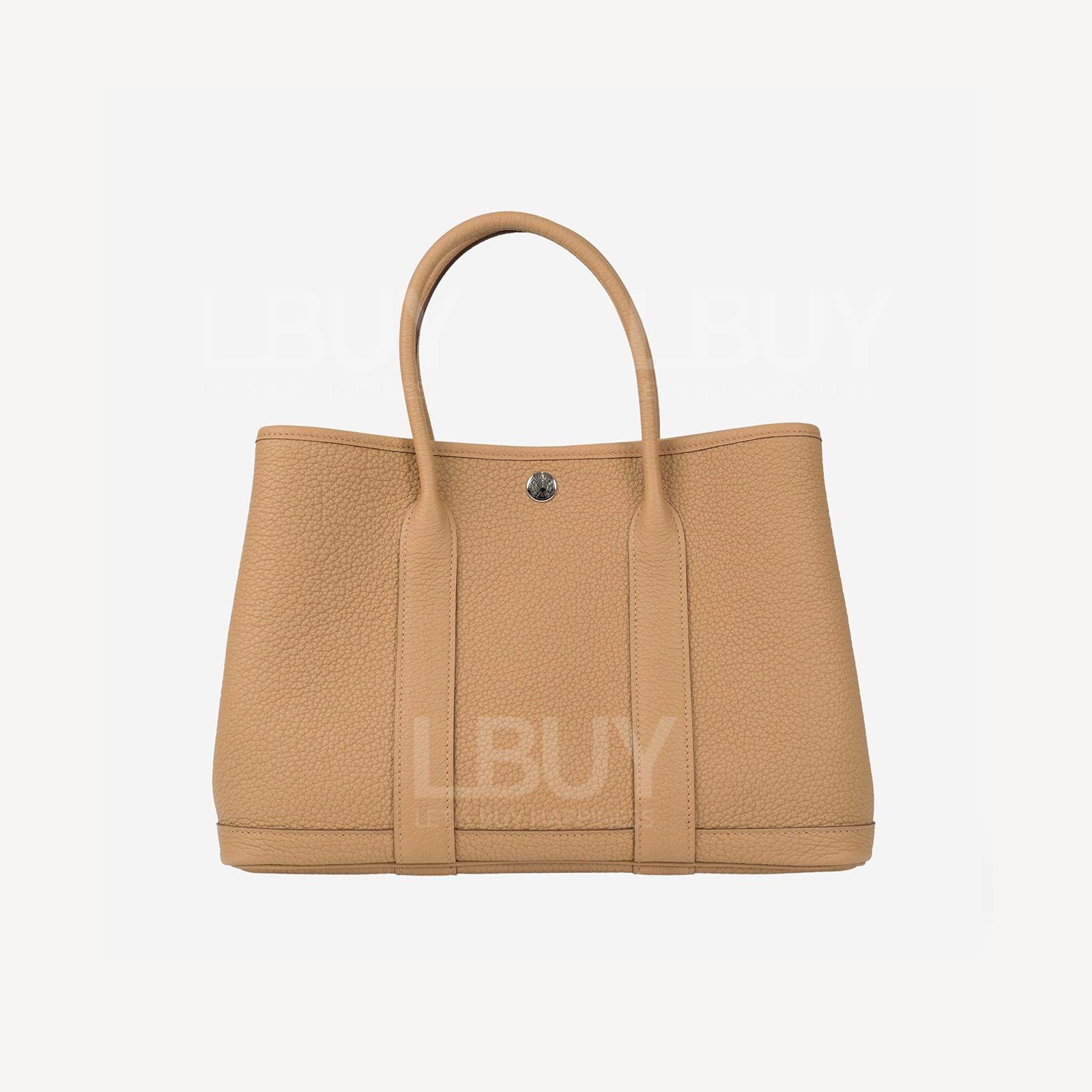 Hermes Garden Party 30 Bag Biscuit