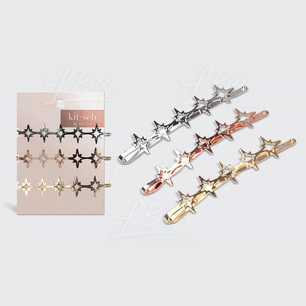 Kitsch Starburst Bobby Pins (3pc)