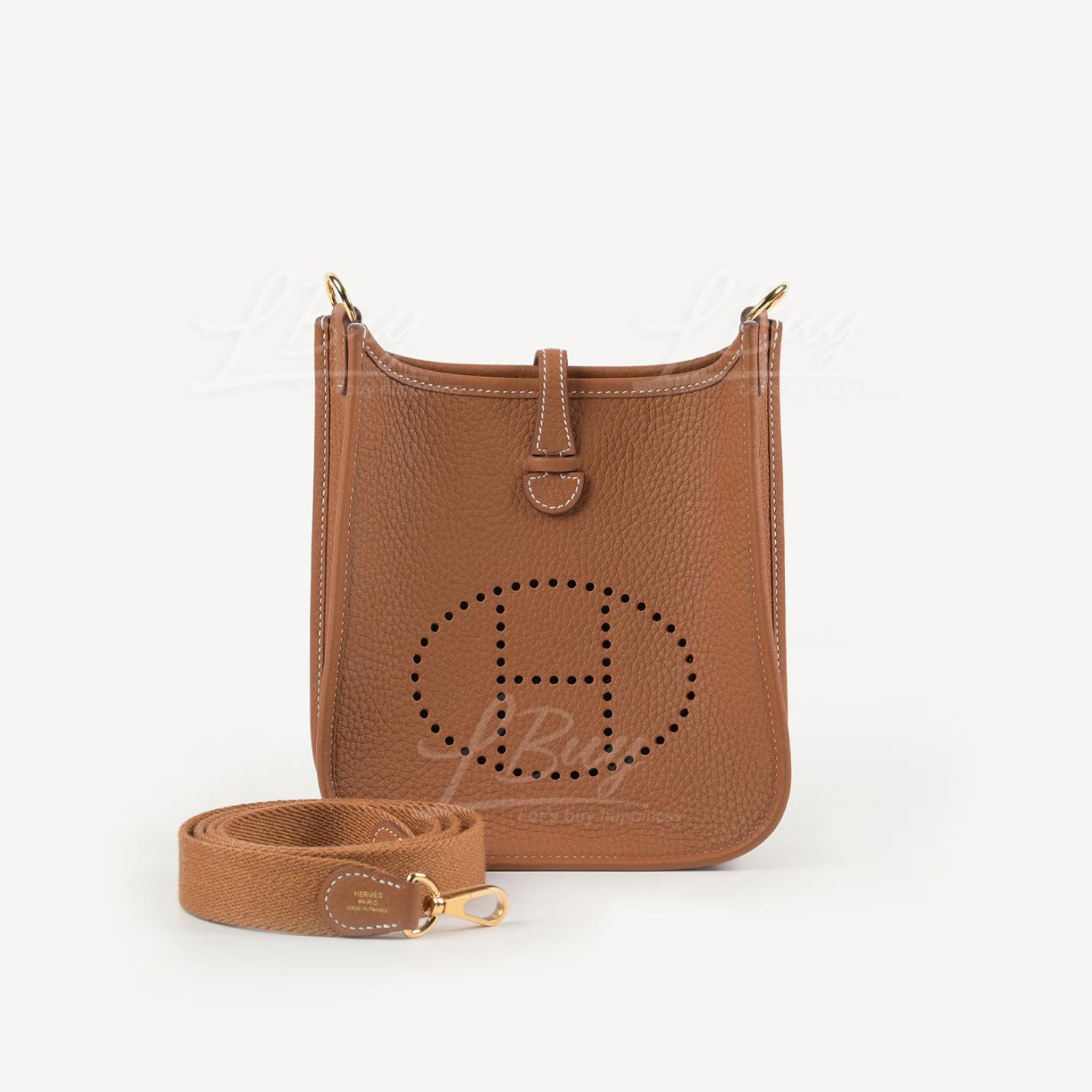 Hermes Mini Evelyne 16 Amazone Bag Gold