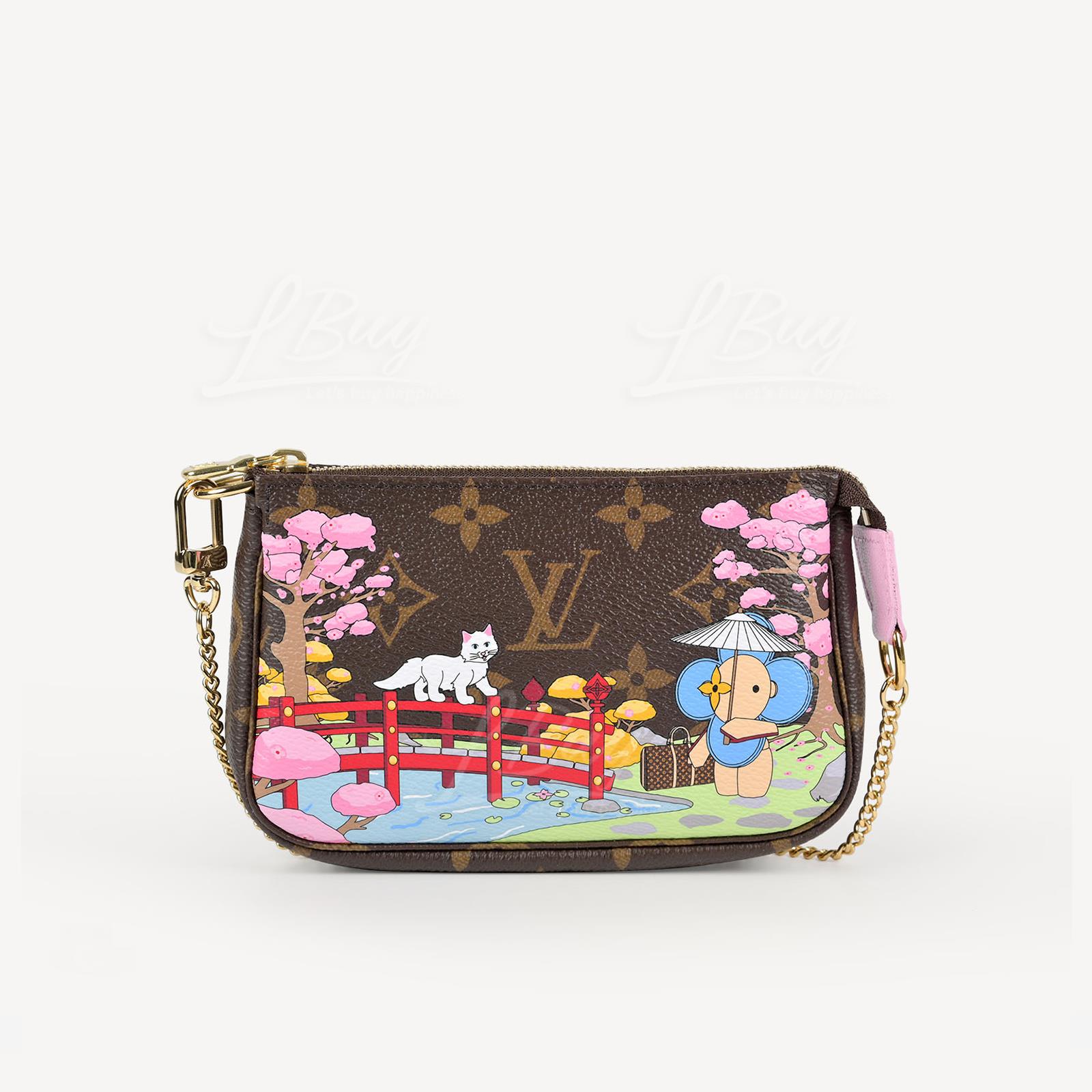 LV Mascot Vivienne Japanese Garden Print Pattern Mini Bag