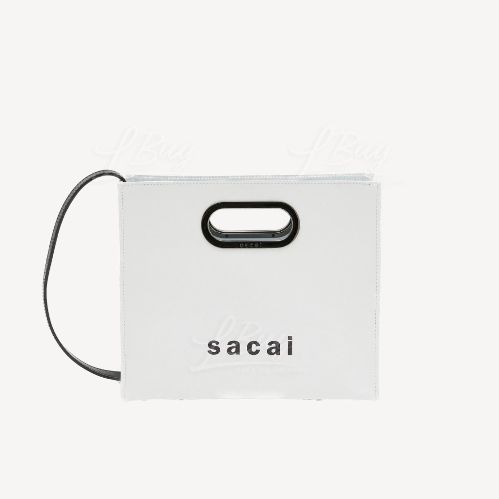 Sacai cross body bag 白色