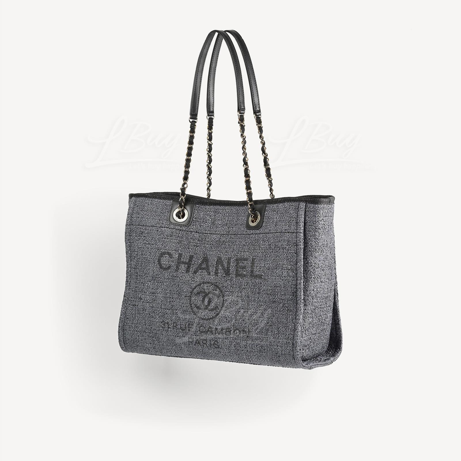 Chanel Deauville Medium Tote Bag 灰黑色 中号手挽袋 A67001