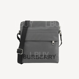 Burberry 尼龍質地Logo斜孭袋 灰色 8052870