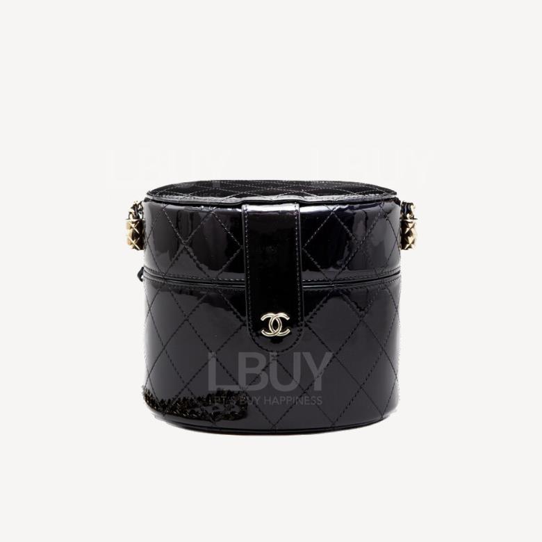 Chanel 漆皮化妝有鏡小盒子
