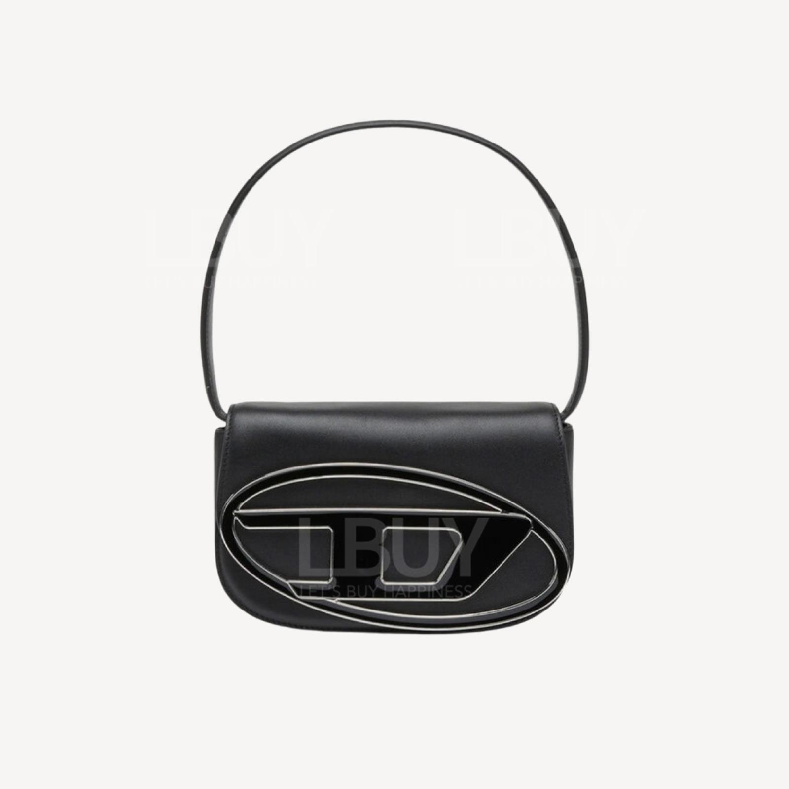 DIESEL 1DR - Iconic shoulder bag in nappa leather Black