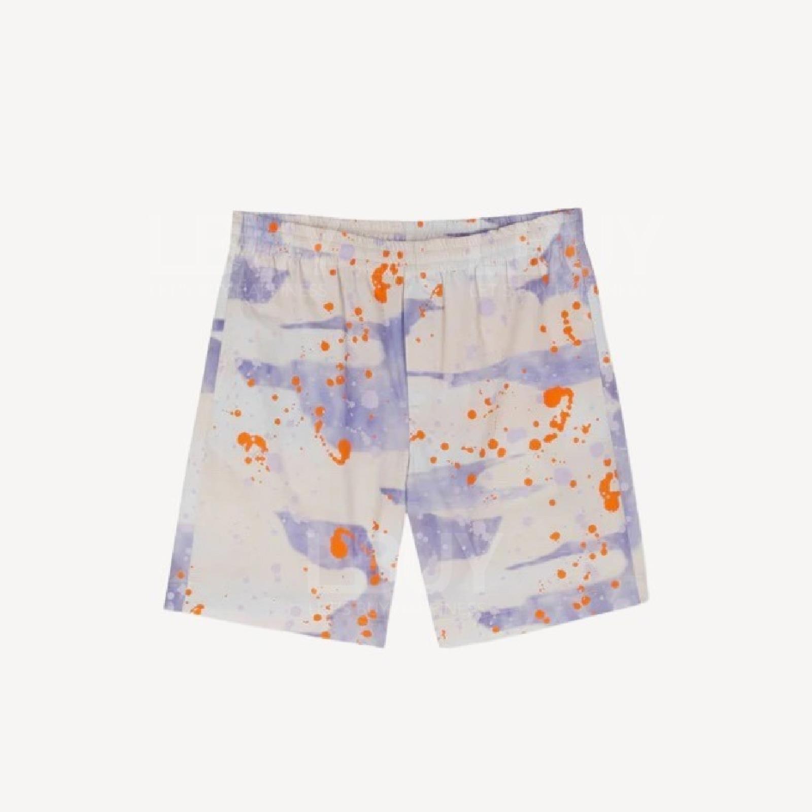 MSGM 印花潑漆效果細節運動短褲